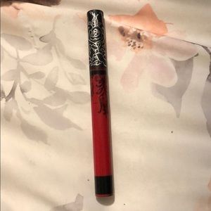 Kat Von D Liquid Lipstick in shade Santa Sangre